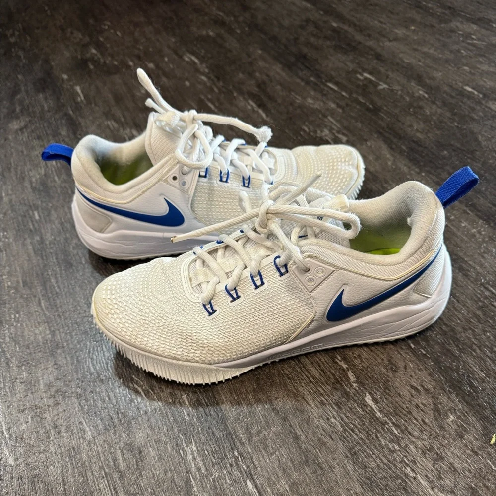 Nike White and Blue HyperAce size 9.5 - Picture 3 of 7